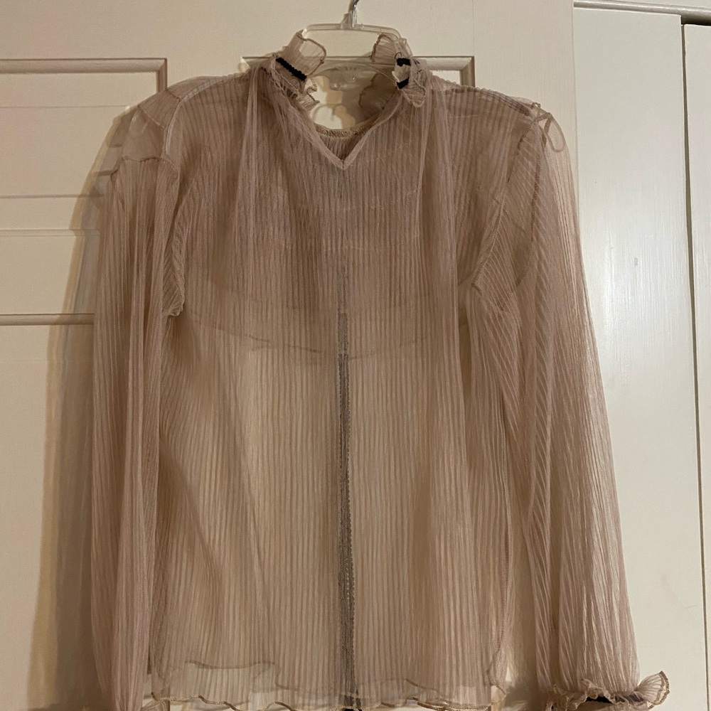 Sheer blouse